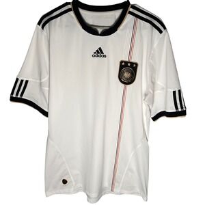 Germany 2010 2011 Home Football Soccer Jersey Adidas Mens Size L Clima Cool